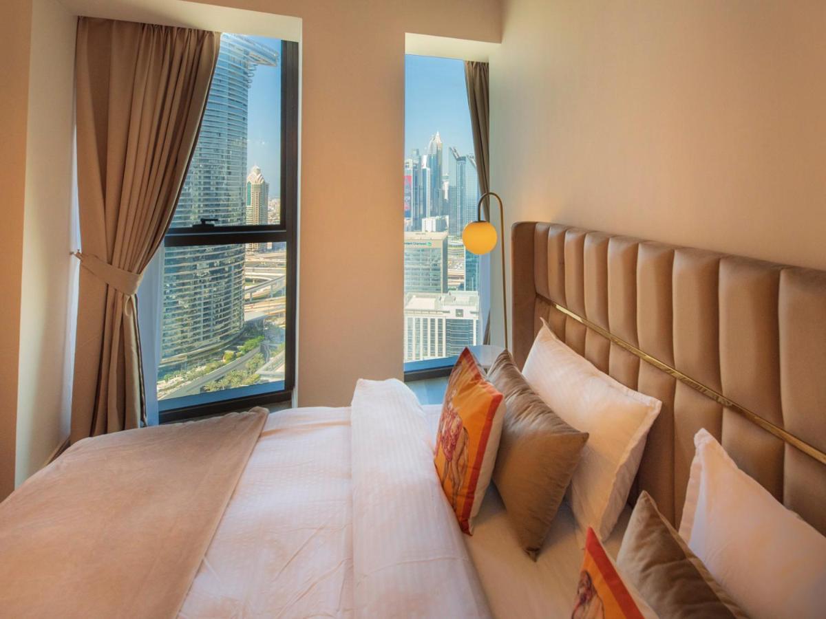First Class 3Br With Full Dubai Skyline & Sea View Daire Dış mekan fotoğraf
