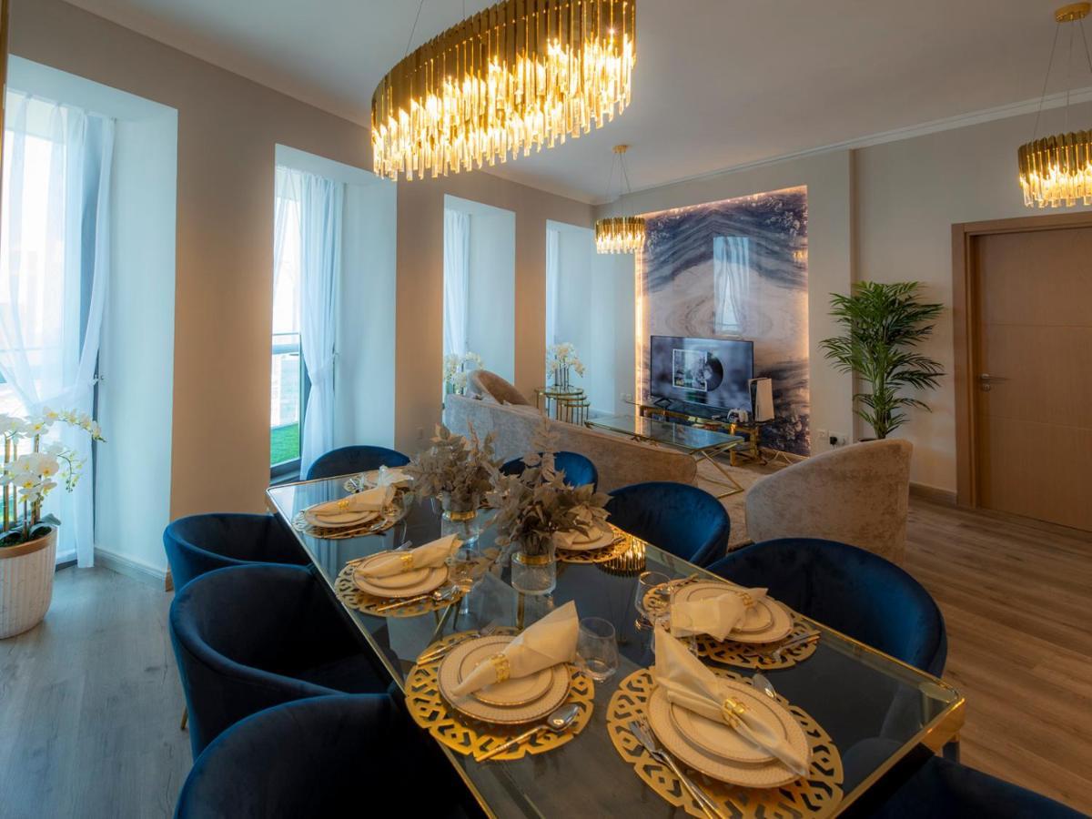 First Class 3Br With Full Dubai Skyline & Sea View Daire Dış mekan fotoğraf