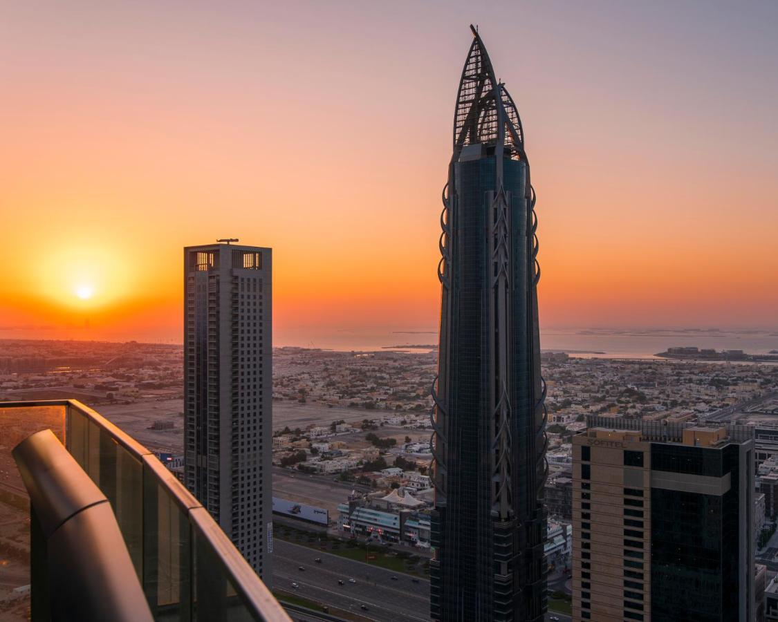 First Class 3Br With Full Dubai Skyline & Sea View Daire Dış mekan fotoğraf