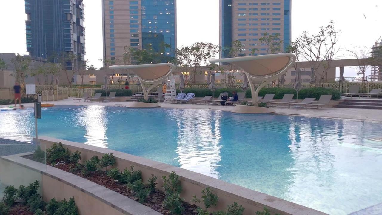 First Class 3Br With Full Dubai Skyline & Sea View Daire Dış mekan fotoğraf