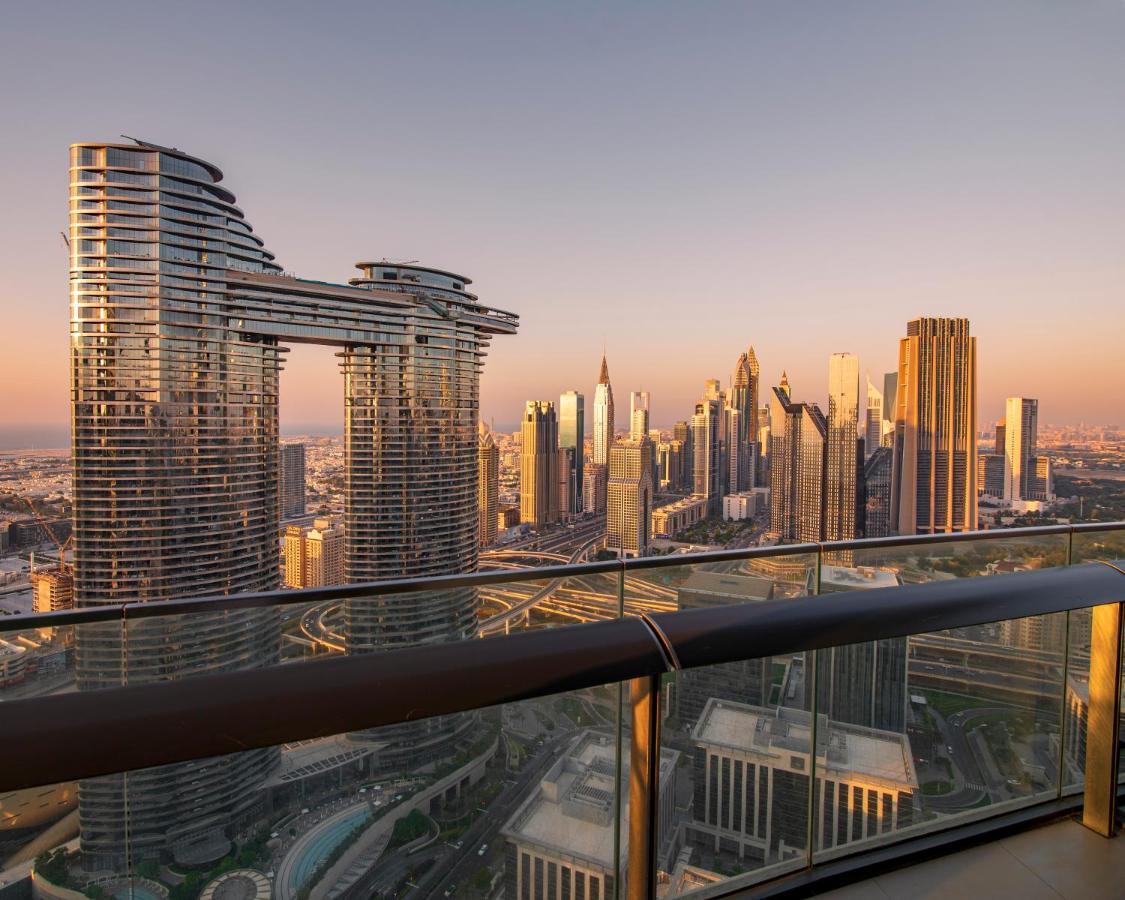 First Class 3Br With Full Dubai Skyline & Sea View Daire Dış mekan fotoğraf