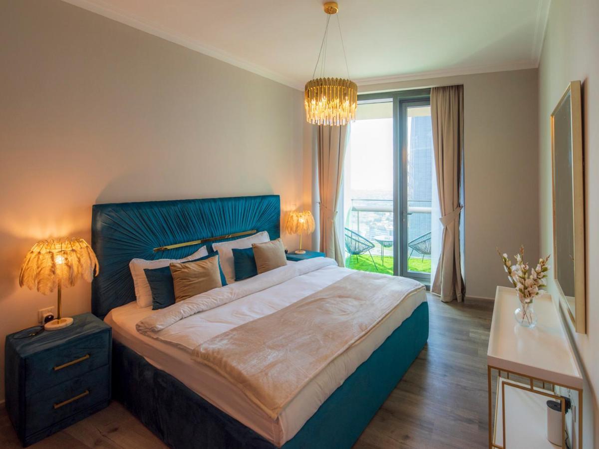 First Class 3Br With Full Dubai Skyline & Sea View Daire Dış mekan fotoğraf