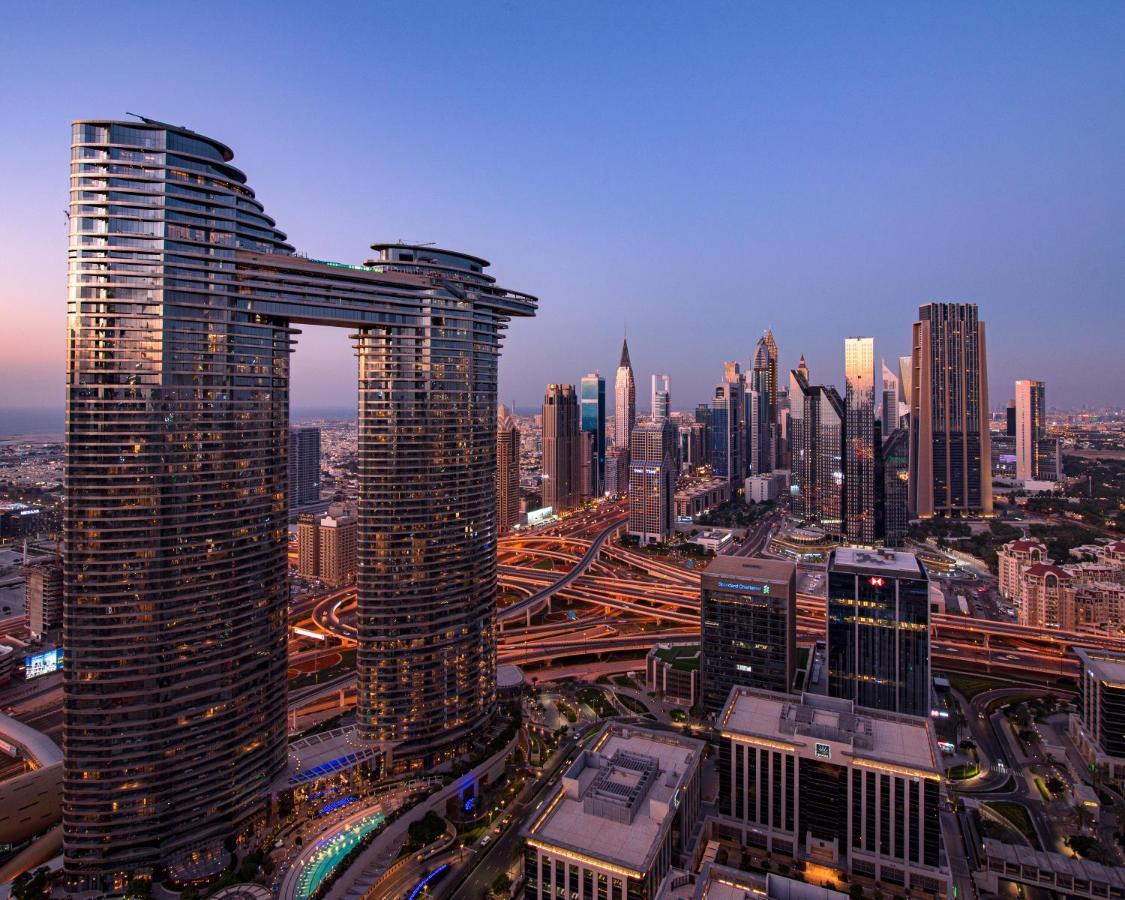 First Class 3Br With Full Dubai Skyline & Sea View Daire Dış mekan fotoğraf